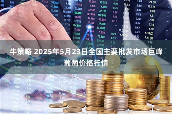 牛策略 2025年5月23日全国主要批发市场巨峰葡萄价格行情