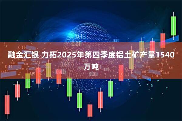 融金汇银 力拓2025年第四季度铝土矿产量1540万吨