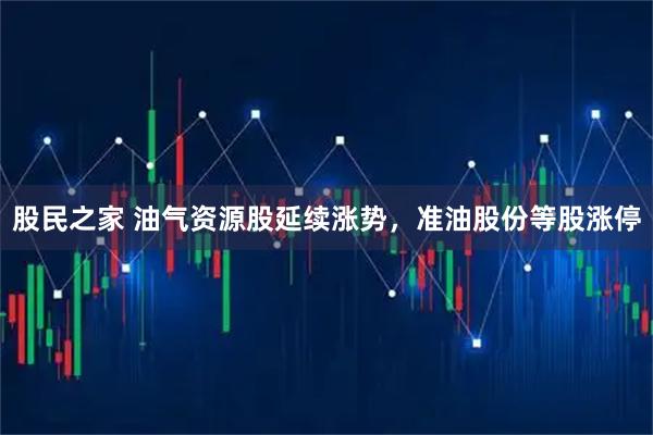 股民之家 油气资源股延续涨势，准油股份等股涨停